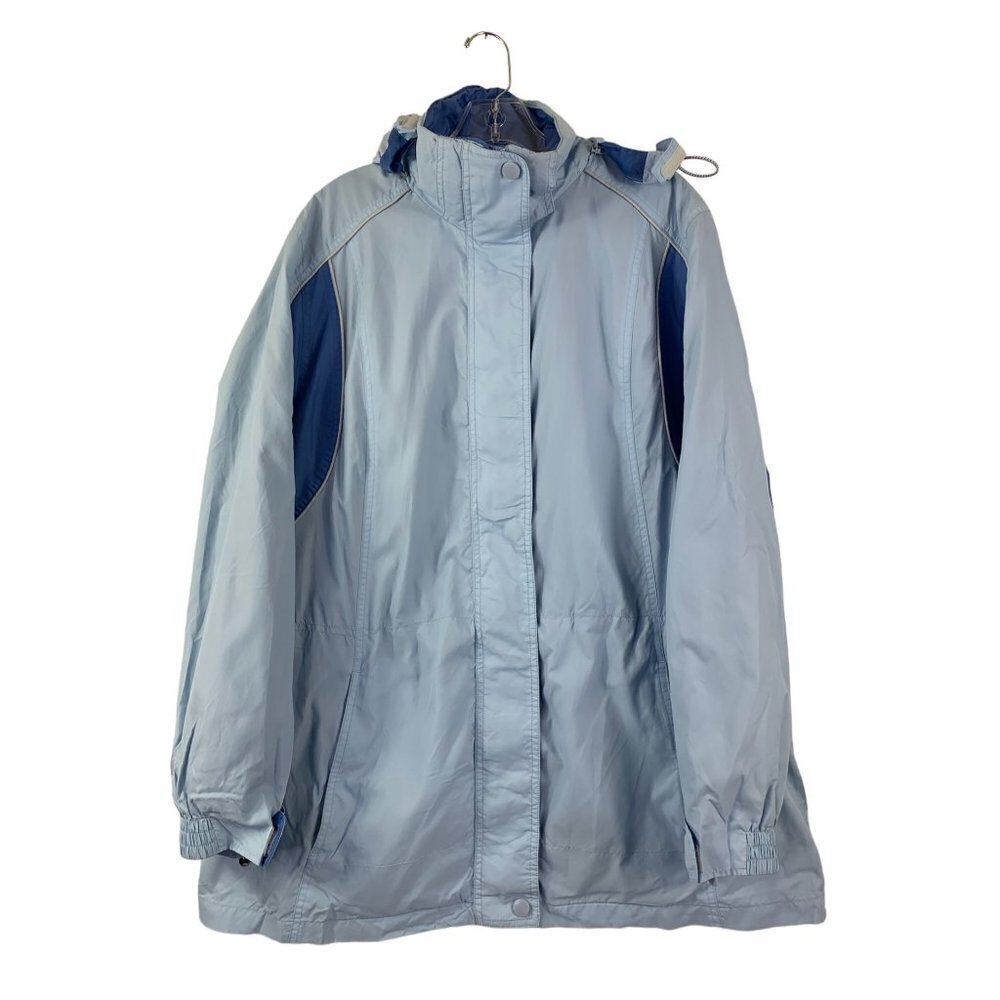 Prospirit Women's Sky Blue Rain Jacket